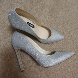 Shoes Nine West, Size 5M, color silver